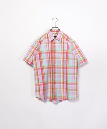 MMMM（エムエムエムエム）の「マドラスチェックショートスリーブシャツ（Tシャツ/カットソー）」