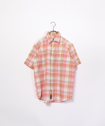 MMMM（エムエムエムエム）の「マドラスチェックショートスリーブシャツ（Tシャツ/カットソー）」