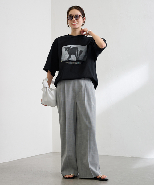 トップス JANE SMITH nicola kloosterman nine lives NICOLA KLOOSTERMAN NINE LIVES L/S T-SHIRT – JOHN MASON SMITH