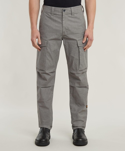 G-STAR(ジースター)の「CORE REGULAR CARGO PANTS/レギュラーテーパードカーゴパンツ/ヘンプ混(カーゴパンツ・メンズ・グレー系その他/ベージュ系その他・29/30/30/30/31/30/32/30/33/30/34/30/36/30/28/30)」の2枚目の写真