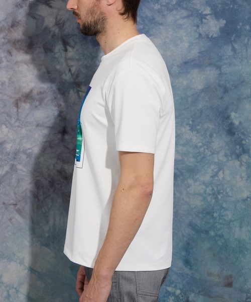 HIDEAWAYS NICOLE(ハイダウェイニコル)の「アラカルトグラフィックプリント半袖Tシャツ(Tシャツ/カットソー・メンズ・ホワイト系その他2/ホワイト系その他/ホワイト系その他3・MEDIUM/LARGE/X-LARGE)」の8枚目の写真