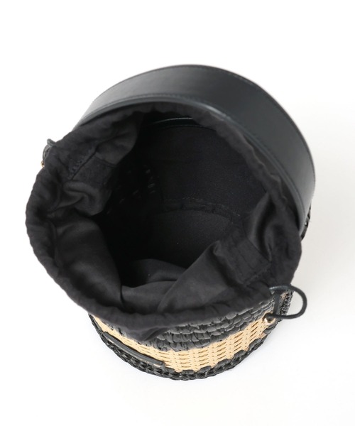 BAYFLOW(ベイフロー)の「かごめ編みコンビバケツショルダー(ショルダーバッグ・レディース・ブラウン/ブラック・FREE)」の15枚目の写真