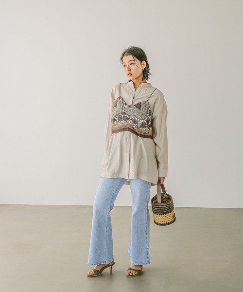 BAYFLOW(ベイフロー)の「かごめ編みコンビバケツショルダー(ショルダーバッグ・レディース・ブラウン/ブラック・FREE)」の20枚目の写真