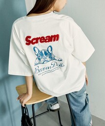 PUBLUX | PUBLUX/パブリュクス フレンチブルドッグ アニマル プリントTシャツ 限定展開(Tシャツ/カットソー)