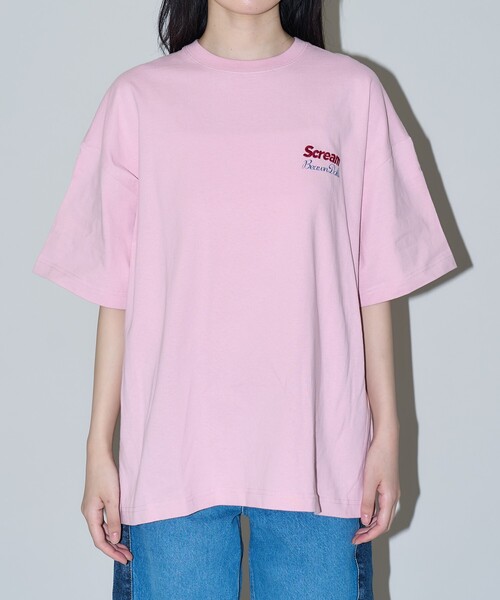 PUBLUX(パブリュクス)の「PUBLUX/パブリュクス フレンチブルドッグ アニマル プリントTシャツ 限定展開(Tシャツ/カットソー・レディース・チャコールグレー/オフホワイト/ピンク・MEDIUM/LARGE/SMALL)」の21枚目の写真