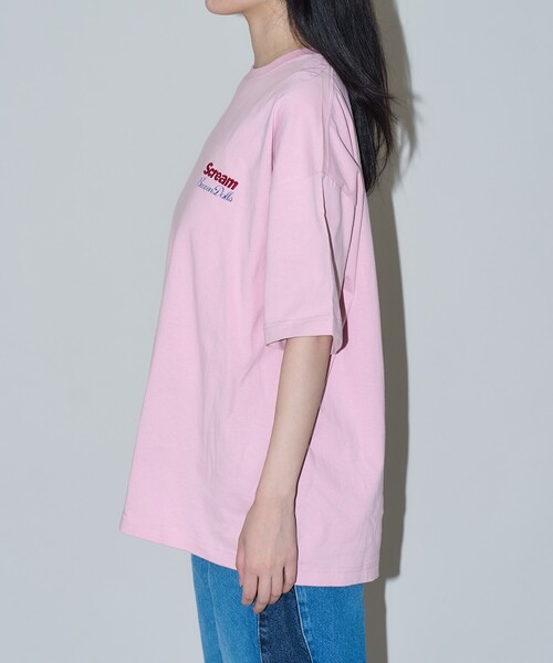 PUBLUX(パブリュクス)の「PUBLUX/パブリュクス フレンチブルドッグ アニマル プリントTシャツ 限定展開(Tシャツ/カットソー・レディース・チャコールグレー/オフホワイト/ピンク・MEDIUM/LARGE/SMALL)」の20枚目の写真