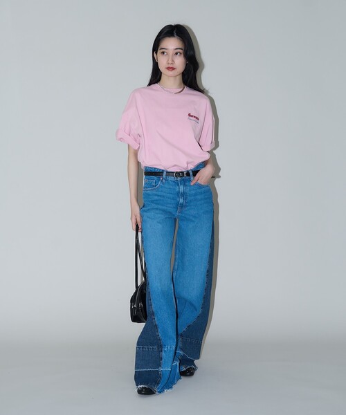 PUBLUX(パブリュクス)の「PUBLUX/パブリュクス フレンチブルドッグ アニマル プリントTシャツ 限定展開(Tシャツ/カットソー・レディース・チャコールグレー/オフホワイト/ピンク・MEDIUM/LARGE/SMALL)」の11枚目の写真