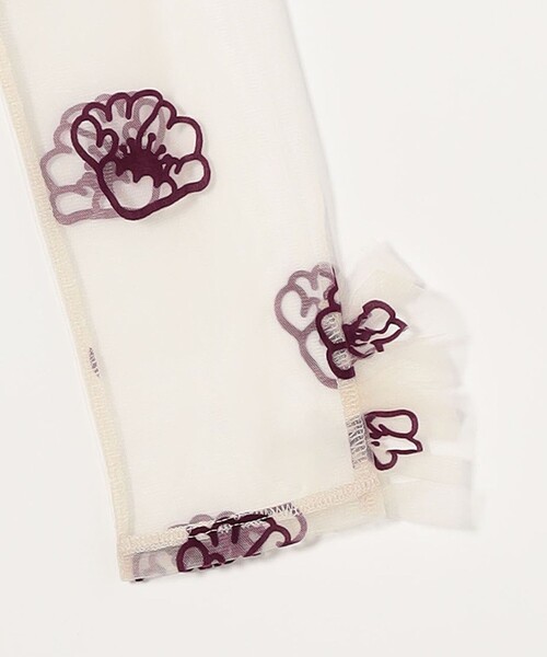 PoI（ポイ）の「＜PoI＞tulle shell flw カットソー（Tシャツ/カットソー・レディース・パープル/ブラック・FREE）」の5枚目の写真