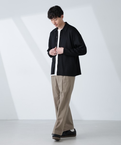 セール】「ALL-DAYS COMFORT 100% WOOL」 シャツカーディガン
