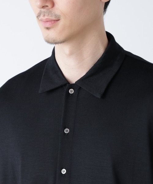 NANO universe(ナノユニバース)の「「ALL-DAYS COMFORT 100% WOOL」 シャツカーディガン(カーディガン/ボレロ・メンズ・レッド/ブラック・L/M)」の19枚目の写真