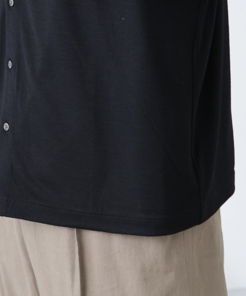 NANO universe(ナノユニバース)の「「ALL-DAYS COMFORT 100% WOOL」 シャツカーディガン(カーディガン/ボレロ・メンズ・レッド/ブラック・L/M)」の21枚目の写真