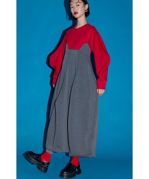 FLASK PATTERN CUT OP（ワンピース）｜OMMO（オーエムエムオー）の