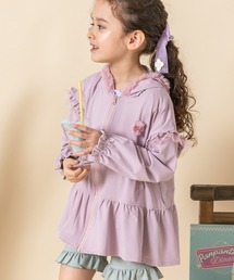 panpantutu（パンパンチュチュ）の「UVcut速乾フリルパーカー(80-130cm)（パーカー）」