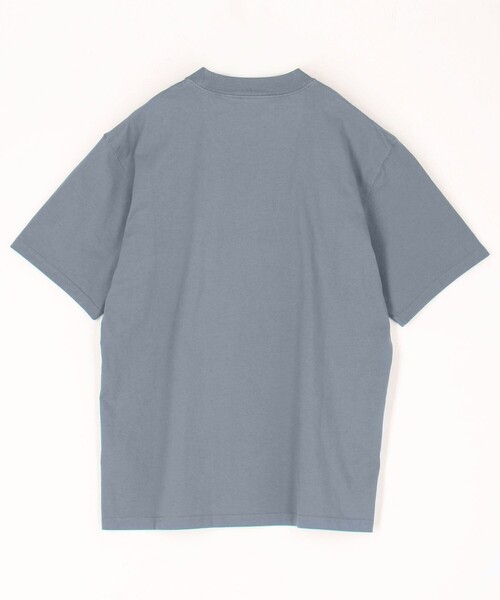 Barbour（バブアー）の「Barbour/バブアー PENSFORD OS FIT T-SHIRT（Tシャツ/カットソー・メンズ・ホワイト/グリーン/サックスブルー/ピンク・40/42/38）」の5枚目の写真