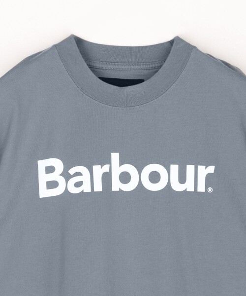 Barbour（バブアー）の「Barbour/バブアー PENSFORD OS FIT T-SHIRT（Tシャツ/カットソー・メンズ・ホワイト/グリーン/サックスブルー/ピンク・40/42/38）」の6枚目の写真