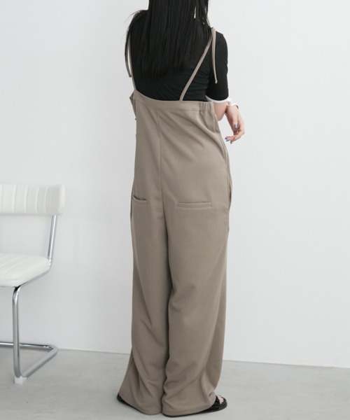 Aunt Marie's(アントマリーズ)の「イージーベアオールインワン(つなぎ/オールインワン・レディース・ブラック/ベージュ・FREE)」の8枚目の写真