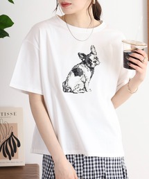 tシャツ (BD)「BARNDOOR」総柄 プリント Tシャツ レディース BARNDOOR｜バーンドアのTシャツ/カットソー通販 - ZOZOTOWN