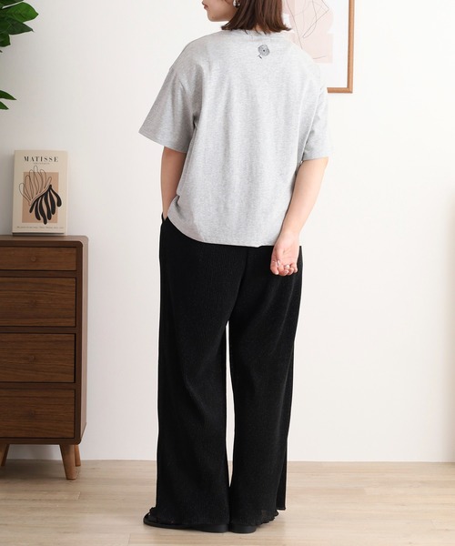 BARNDOOR(バーンドア)の「天竺アニマル Tシャツ 26SS(Tシャツ/カットソー・レディース・ネイビー系3/グレー系2/ホワイト系2/ホワイト系1/グレー系1/ホワイト系4/ブラック系4/ホワイト系3・FREE)」の20枚目の写真