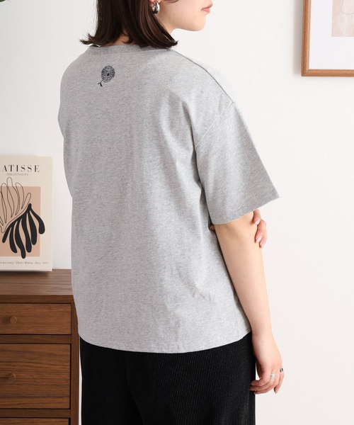 BARNDOOR(バーンドア)の「天竺アニマル Tシャツ 26SS(Tシャツ/カットソー・レディース・ネイビー系3/グレー系2/ホワイト系2/ホワイト系1/グレー系1/ホワイト系4/ブラック系4/ホワイト系3・FREE)」の18枚目の写真