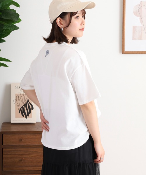 BARNDOOR(バーンドア)の「天竺アニマル Tシャツ 26SS(Tシャツ/カットソー・レディース・ネイビー系3/グレー系2/ホワイト系2/ホワイト系1/グレー系1/ホワイト系4/ブラック系4/ホワイト系3・FREE)」の11枚目の写真