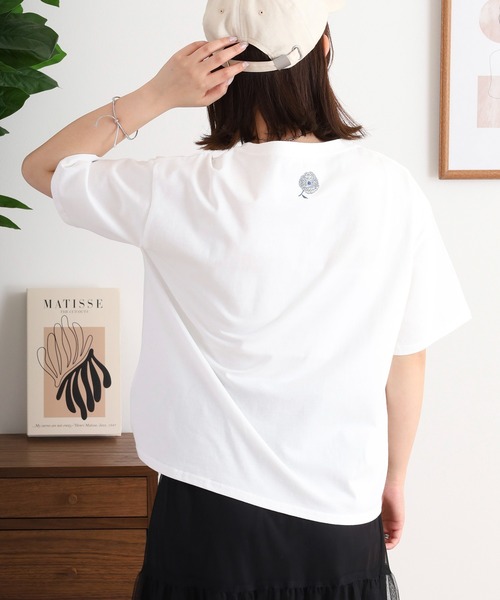 BARNDOOR(バーンドア)の「天竺アニマル Tシャツ 26SS(Tシャツ/カットソー・レディース・ネイビー系3/グレー系2/ホワイト系2/ホワイト系1/グレー系1/ホワイト系4/ブラック系4/ホワイト系3・FREE)」の12枚目の写真