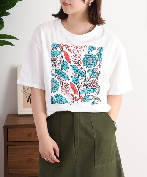 BARNDOOR(バーンドア)の「天竺アニマル Tシャツ 26SS(Tシャツ/カットソー・レディース・ネイビー系3/グレー系2/ホワイト系2/ホワイト系1/グレー系1/ホワイト系4/ブラック系4/ホワイト系3・FREE)」の22枚目の写真