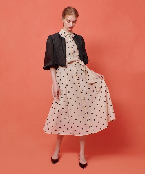 LOULOU WILLOUGHBY】オーガンドットワンピース|allureville