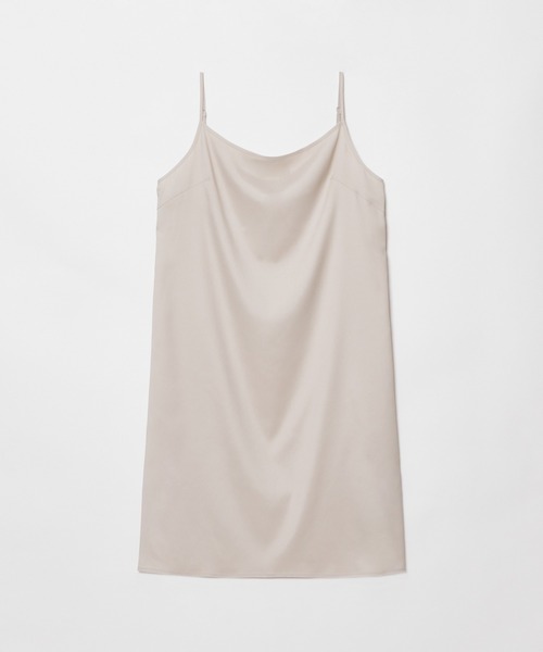 LOULOU WILLOUGHBY】オーガンドットウエストリボンワンピース