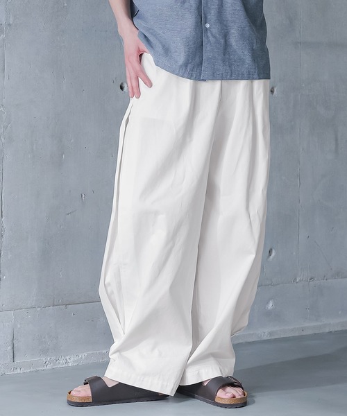 MDR(エムディアール)の「サイドタックバルーンシルエットパンツ(その他パンツ・メンズ・ネイビー/カーキ/ブラック/オフホワイト・M/L)」の2枚目の写真