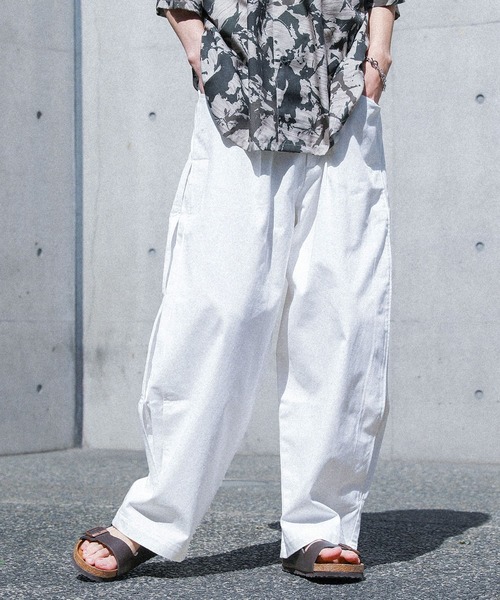 MDR(エムディアール)の「サイドタックバルーンシルエットパンツ(その他パンツ・メンズ・ネイビー/カーキ/ブラック/オフホワイト・M/L)」の5枚目の写真