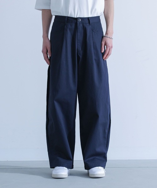 MDR(エムディアール)の「サイドタックバルーンシルエットパンツ(その他パンツ・メンズ・ネイビー/カーキ/ブラック/オフホワイト・M/L)」の12枚目の写真