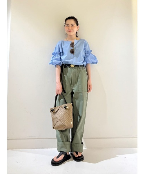 ブラウス シャツ パフギャザースリーブブラウス レディース allureville ブラウス シャツ パフギャザースリーブブラウス