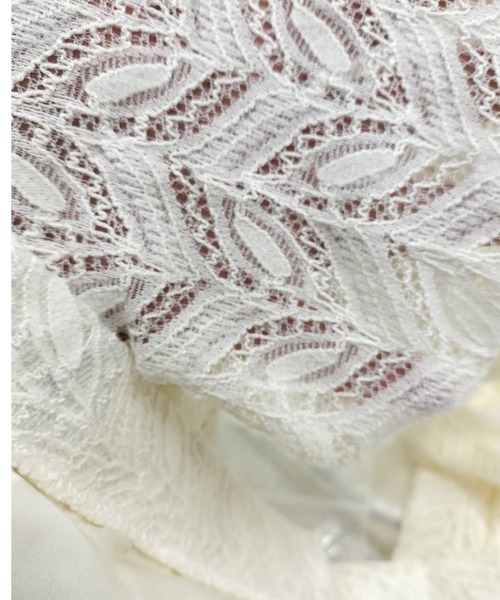 Coo+i（クーイ）の「フリルレース長袖ブラウス（シャツ/ブラウス・レディース・アイボリー・FREE）」の10枚目の写真