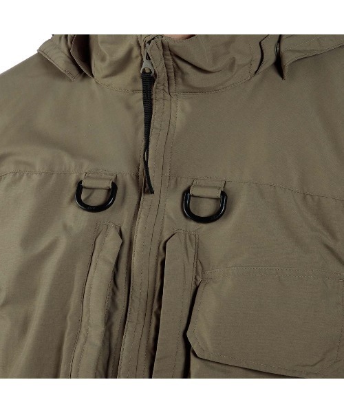 Foxfire(フォックスファイヤー)の「フォトレックライトジャケットII(マウンテンパーカー・メンズ・ダークカーキ/ブラック・S/M/L/XL)」の8枚目の写真
