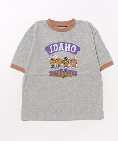 Ocean&Ground（オーシャン&グラウンド）の「Jr.FUNNY ﾘﾝｶﾞｰTｼｬﾂ【ZOZO限定】（Tシャツ/カットソー・キッズ・キナリ/クリーム/ブラック/グレー・150/160）」の4枚目の写真