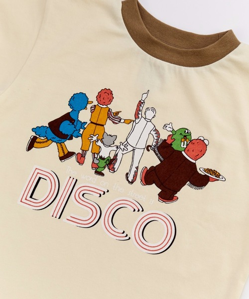 Ocean&Ground（オーシャン&グラウンド）の「Jr.FUNNY ﾘﾝｶﾞｰTｼｬﾂ【ZOZO限定】（Tシャツ/カットソー・キッズ・キナリ/クリーム/ブラック/グレー・150/160）」の9枚目の写真