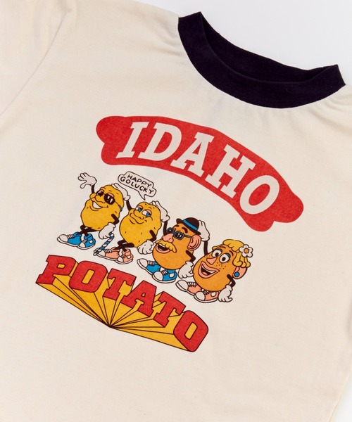 Ocean&Ground（オーシャン&グラウンド）の「Jr.FUNNY ﾘﾝｶﾞｰTｼｬﾂ【ZOZO限定】（Tシャツ/カットソー・キッズ・キナリ/クリーム/ブラック/グレー・150/160）」の12枚目の写真