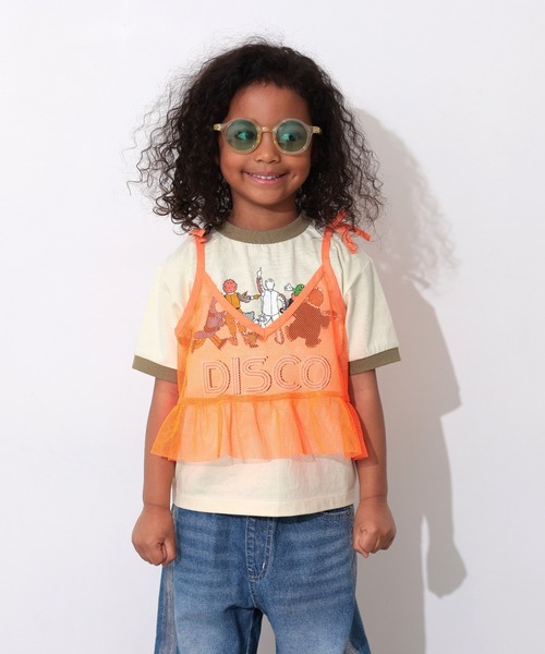 Ocean&Ground（オーシャン&グラウンド）の「Jr.FUNNY ﾘﾝｶﾞｰTｼｬﾂ【ZOZO限定】（Tシャツ/カットソー・キッズ・キナリ/クリーム/ブラック/グレー・150/160）」の16枚目の写真