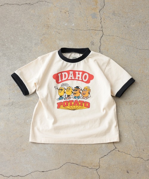 Ocean&Ground（オーシャン&グラウンド）の「Jr.FUNNY ﾘﾝｶﾞｰTｼｬﾂ【ZOZO限定】（Tシャツ/カットソー・キッズ・キナリ/クリーム/ブラック/グレー・150/160）」の20枚目の写真