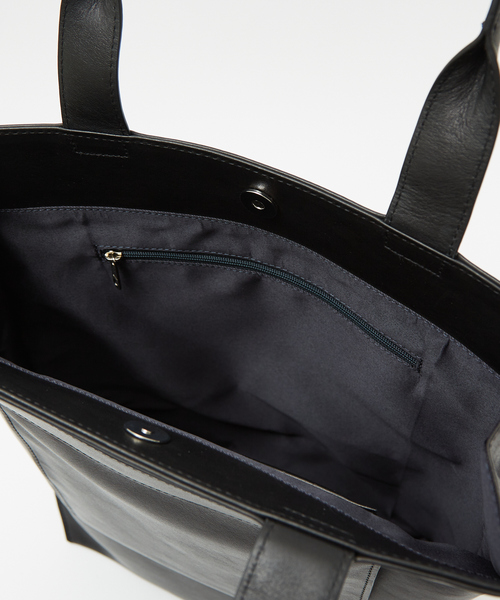 alfredoBANNISTER（アルフレッドバニスター）の「ヘキサゴン レザー トートバッグ（トートバッグ・メンズ・ブラック系その他/ブラック・フリー）」の8枚目の写真