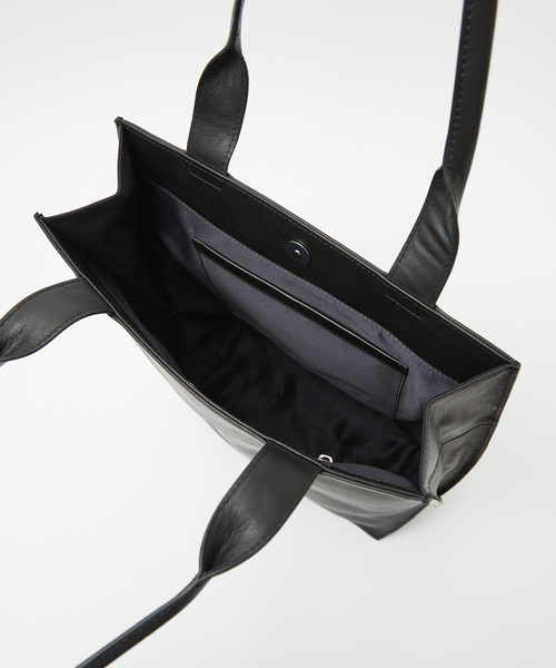 alfredoBANNISTER（アルフレッドバニスター）の「ヘキサゴン レザー トートバッグ（トートバッグ・メンズ・ブラック系その他/ブラック・フリー）」の21枚目の写真