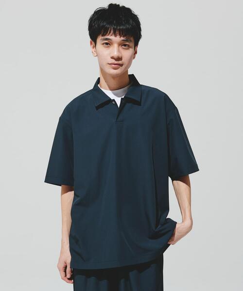 URBAN RESEARCH DOORS（アーバンリサーチドアーズ）の「『UR TECH』サマシェア ポロシャツ（ポロシャツ・メンズ・ブラック/ライトブルー/チャコールグレー・MEDIUM/LARGE/X-LARGE）」の22枚目の写真