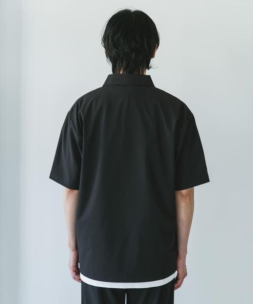 URBAN RESEARCH DOORS（アーバンリサーチドアーズ）の「『UR TECH』サマシェア ポロシャツ（ポロシャツ・メンズ・ブラック/ライトブルー/チャコールグレー・MEDIUM/LARGE/X-LARGE）」の11枚目の写真