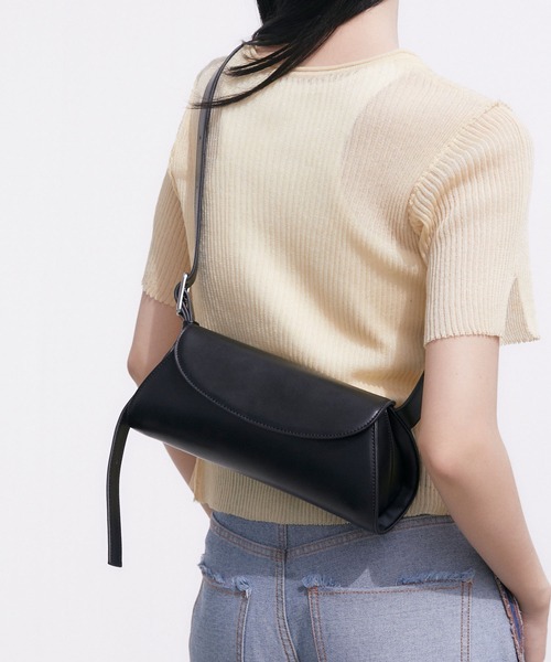 somlu.（ソンムル）の「【somlu.】横長ベルトショルダーバッグ（ショルダーバッグ・レディース・グレー/ブラック/アイボリー・FREE）」の12枚目の写真