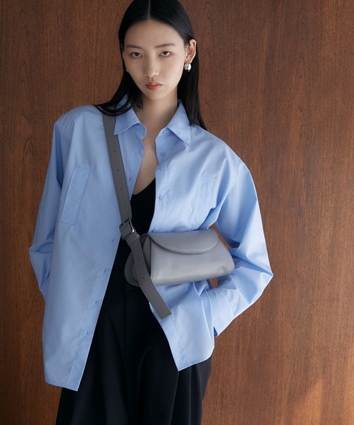 somlu.（ソンムル）の「【somlu.】横長ベルトショルダーバッグ（ショルダーバッグ・レディース・グレー/ブラック/アイボリー・FREE）」の22枚目の写真