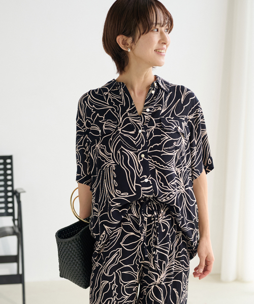 JOURNAL STANDARD relume(ジャーナルスタンダード レリューム)の「《追加》【BILA77/ヴィーラセブンティセブン】BEDFORD TOP:シャツ(シャツ/ブラウス・レディース・オレンジ/ブラック・SMALL)」の10枚目の写真