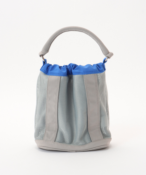 COLDE （コルデ）の「COLDE/コルデ メッシュ巾着BAG（ハンドバッグ・レディース・ブラック/チャコールグレー・FREE）」の4枚目の写真