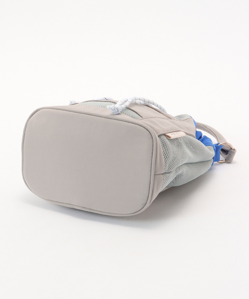 COLDE （コルデ）の「COLDE/コルデ メッシュ巾着BAG（ハンドバッグ・レディース・ブラック/チャコールグレー・FREE）」の5枚目の写真