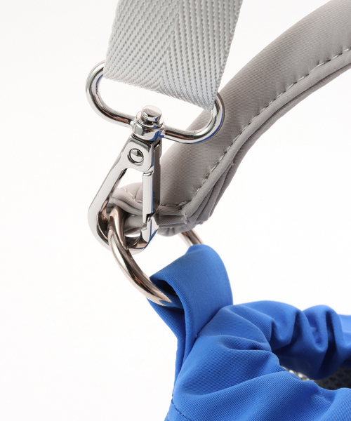 COLDE （コルデ）の「COLDE/コルデ メッシュ巾着BAG（ハンドバッグ・レディース・ブラック/チャコールグレー・FREE）」の13枚目の写真