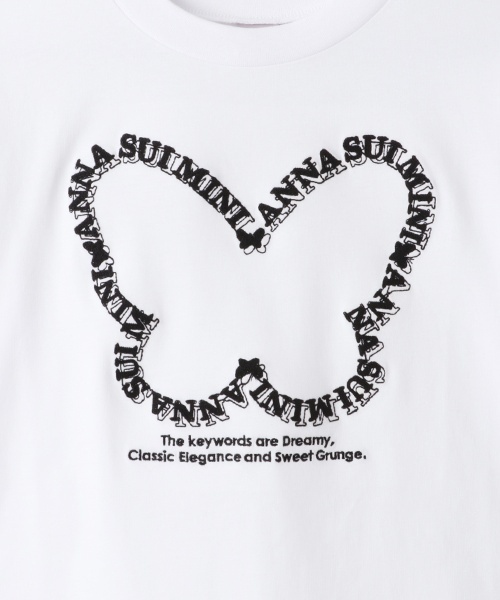 セール】蝶ロゴ長袖Tシャツ（Tシャツ/カットソー）｜ANNA SUI